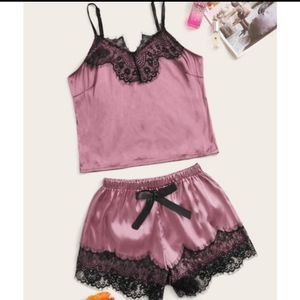 Satin Pajama Cami Set